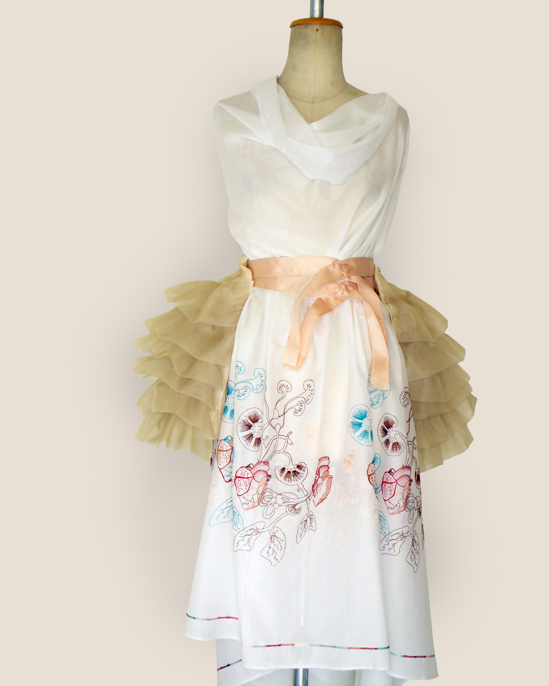 Kleid Stickerei